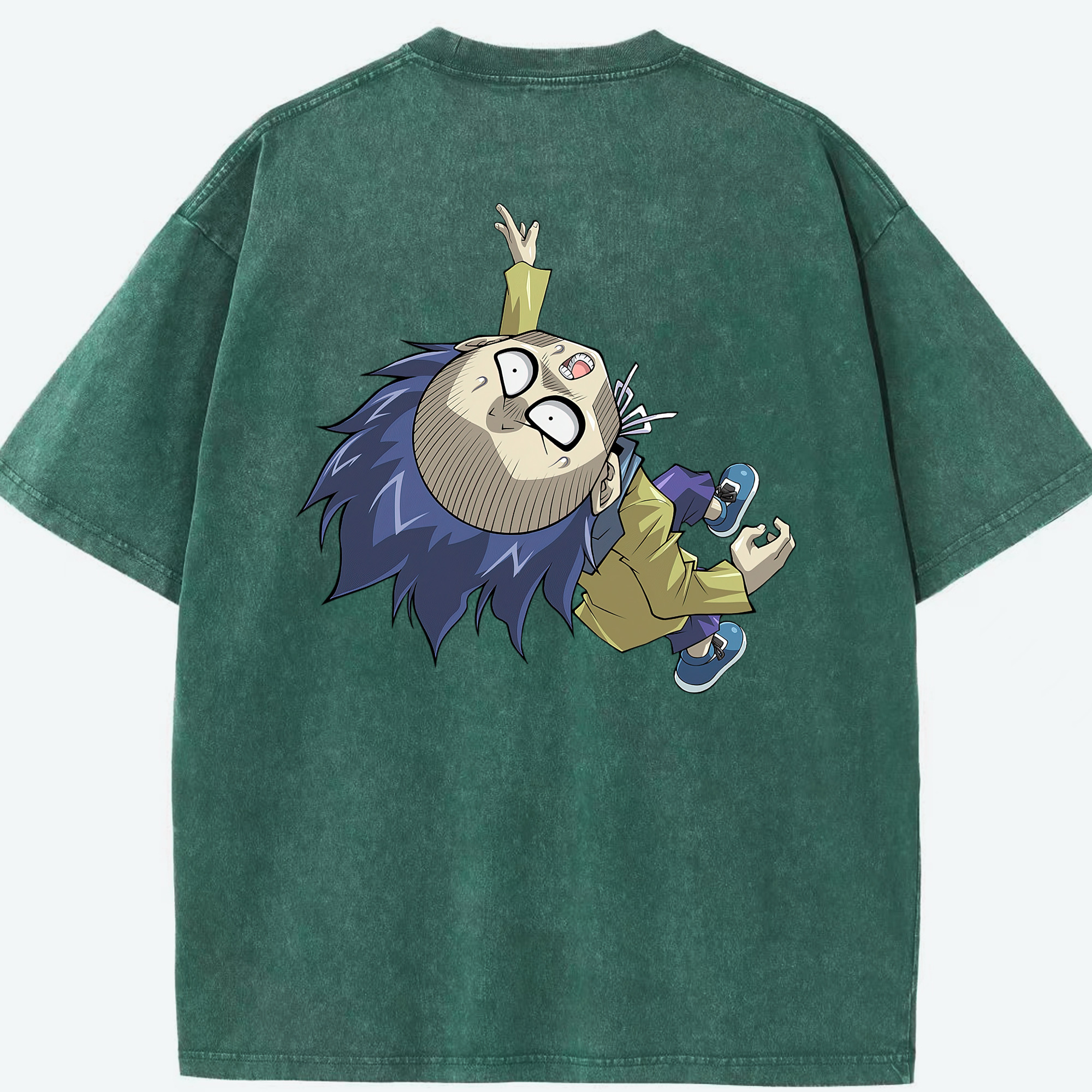 （画像用） 遊☆戯☆王 Yu-Gi-Oh! 綿100% ヴィンテージ風 半袖Tシャツ（背面プリント）